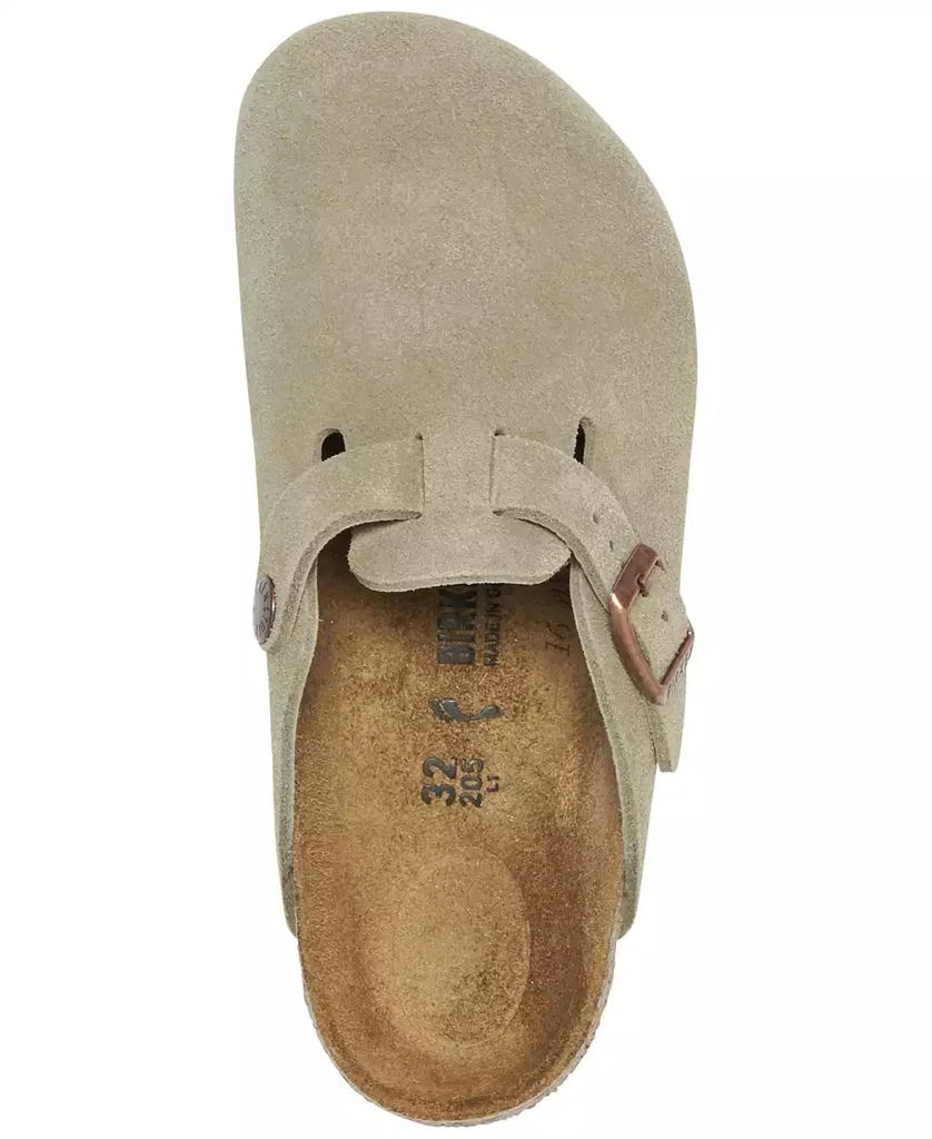 商品Birkenstock|Little Kids Boston Suede Leather Clogs from Finish Line,价格¥936,第3张图片详细描述
