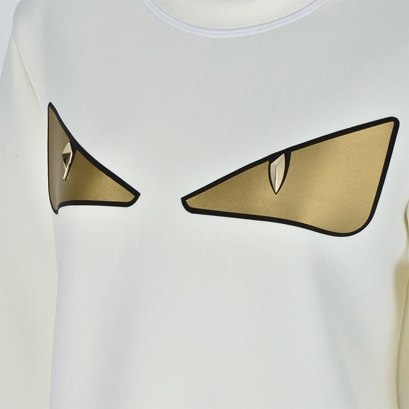 FENDI 米白色女士卫衣/帽衫 FAF089-A6MG-F0C00 商品