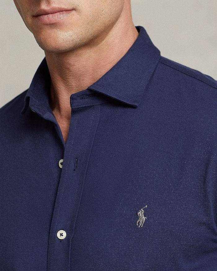 Cotton Jersey Solid Classic Fit Button Down Shirt商品第4张图片规格展示
