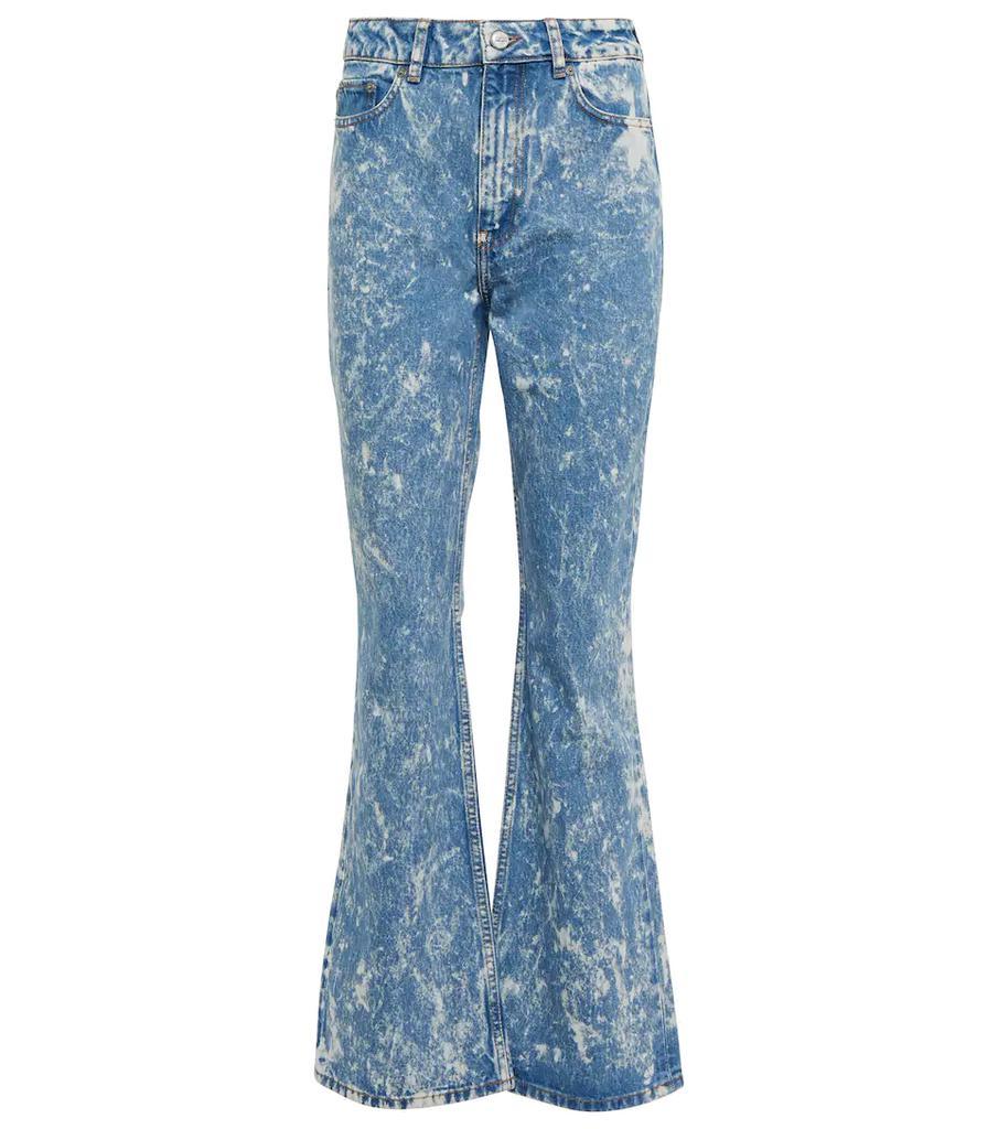 商品Ganni|Betzy high-rise flared jeans,价格¥497,第1张图片