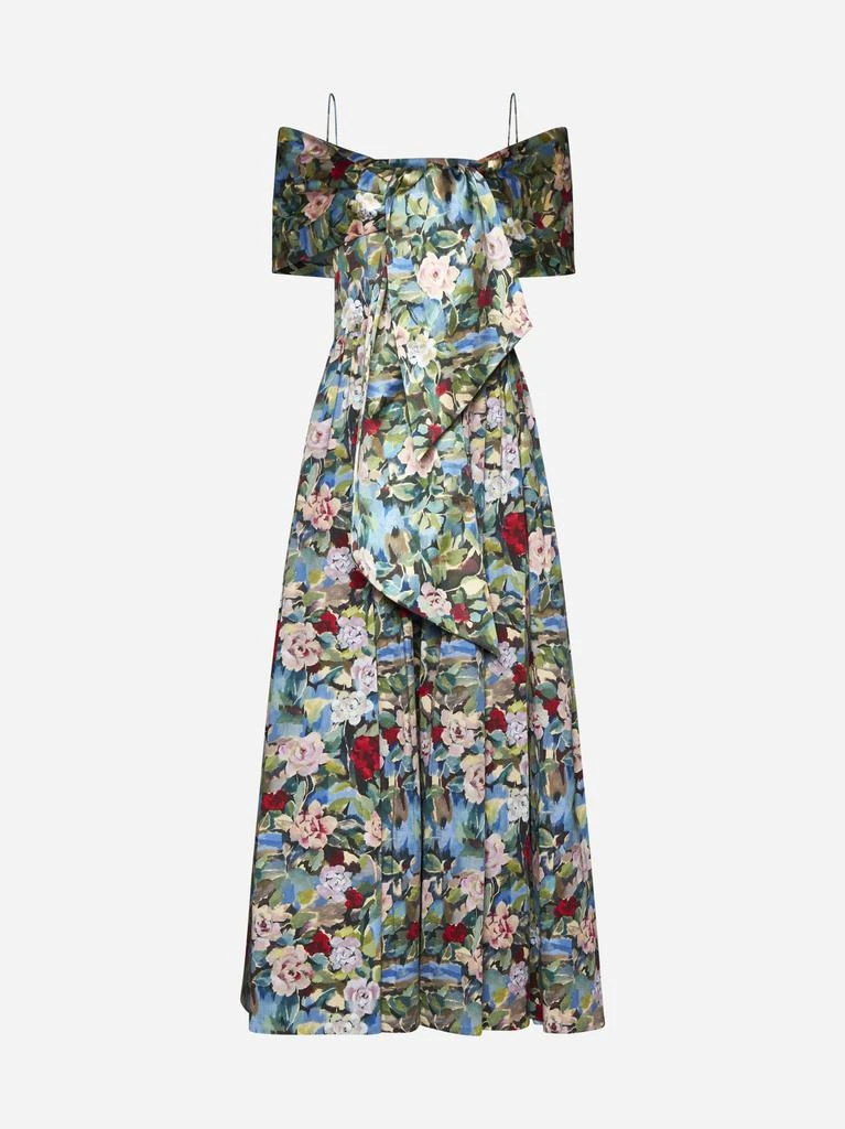 商品Alice + Olivia|Glynis scarf cotton long dress,价格¥6180,第1张图片