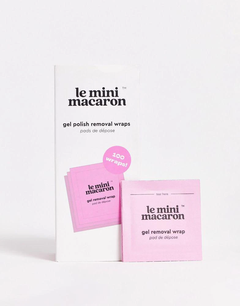 商品Le Mini Macaron|Le Mini Macaron Pre Soaked Gel Remover Wipes x100,价格¥103,第1张图片