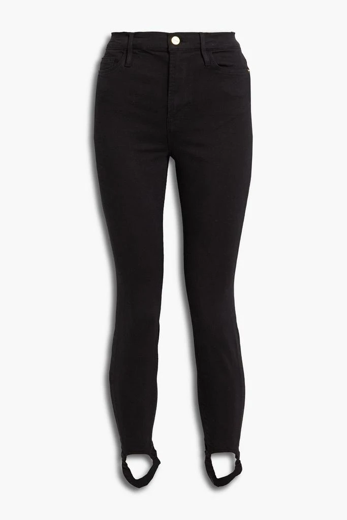 商品FRAME|Le Pixie Ali high-rise stirrup skinny jeans,价格¥570,第1张图片