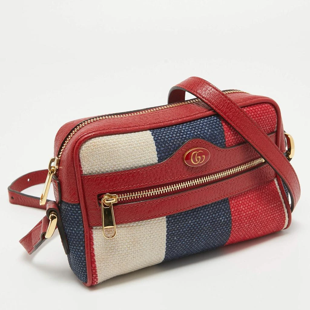 商品[二手商品] Gucci|Gucci Multicolor Canvas and Leather Mini Ophidia Crossbody Bag,价格¥3061,第4张图片详细描述