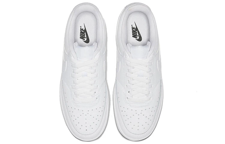商品[国内直发] NIKE|Court Vision 1 Low 合成革皮革 车缝线 低帮 板鞋 女款 白色,价格¥377,第5张图片详细描述