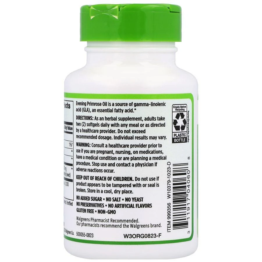 Evening Primrose Oil 1000 mg Softgels 商品