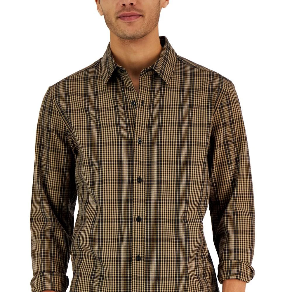 商品Michael Kors|Men's Thames Classic-Fit Check Button-Down Shirt,价格¥342,第3张图片详细描述