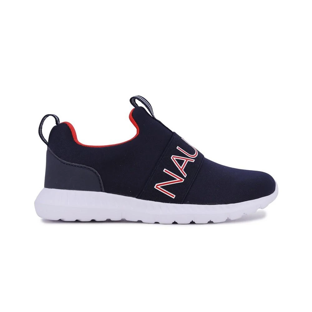 商品Nautica|Little Boys Canvey Logo Athletic Slip-on Sneaker,价格¥180,第2张图片详细描述