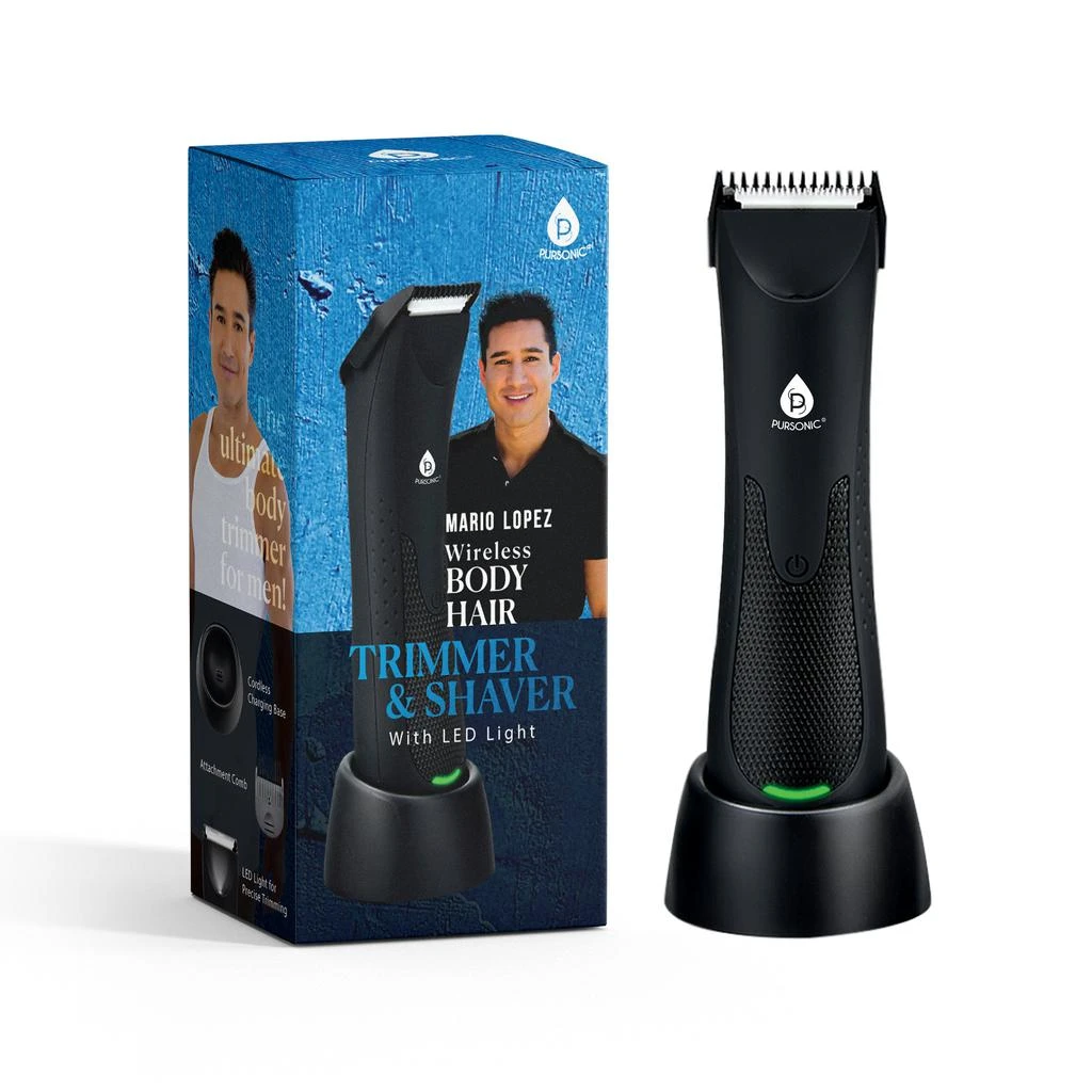 商品PURSONIC|Mario Lopez Wireless Body Hair Trimmer & Shaver,价格¥381,第1张图片