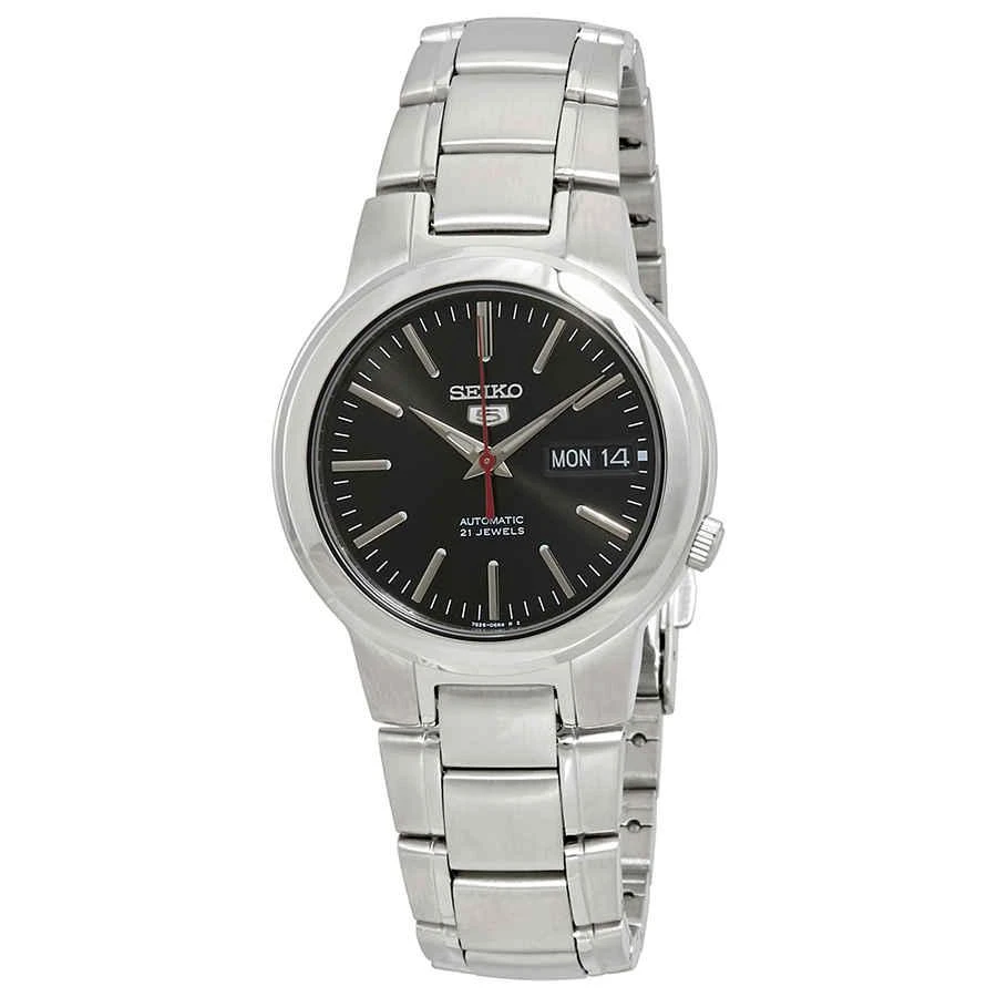 商品Seiko|Seiko Series 5 Automatic Black Dial Mens Watch SNKA07,价格¥645,第1张图片