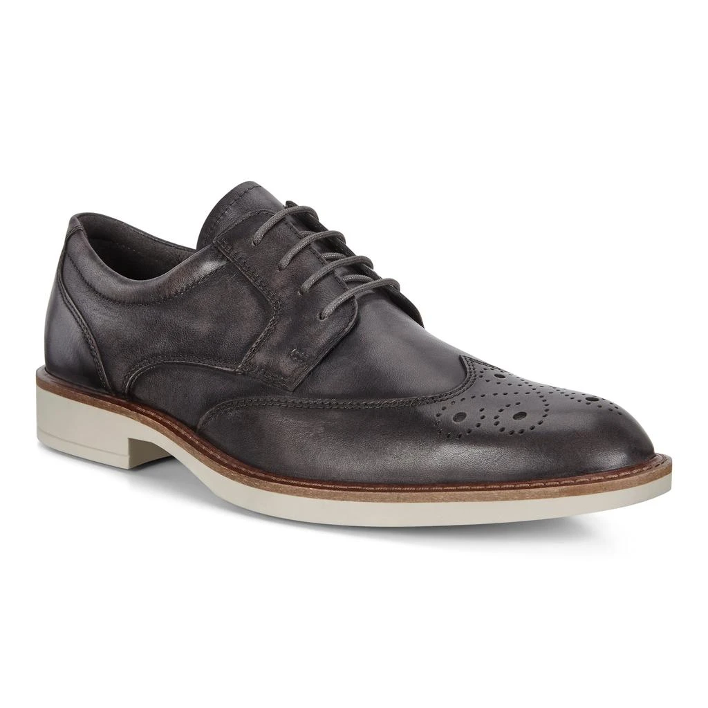 商品ECCO|ECCO BIARRITZ Wing Tip Derby Men's Shoe,价格¥318,第2张图片详细描述