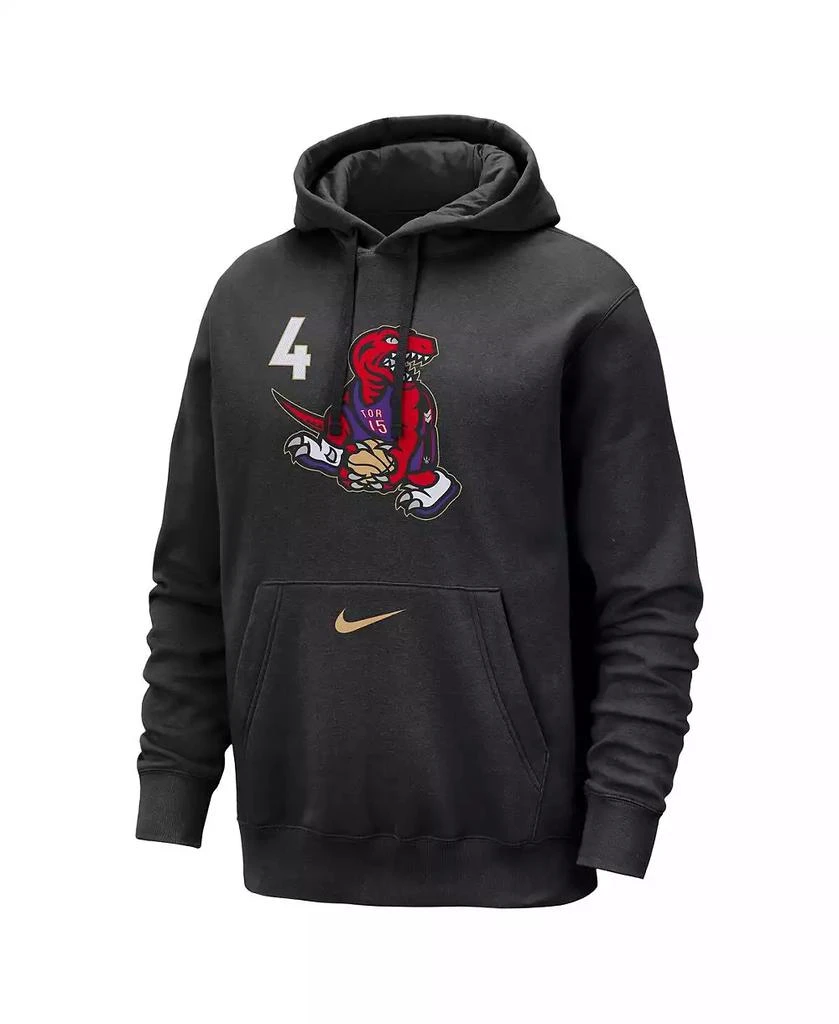 商品NIKE|Men's Scottie Barnes Black Toronto Raptors 2024/25 City Edition Name Number Pullover Hoodie,价格¥477,第3张图片详细描述