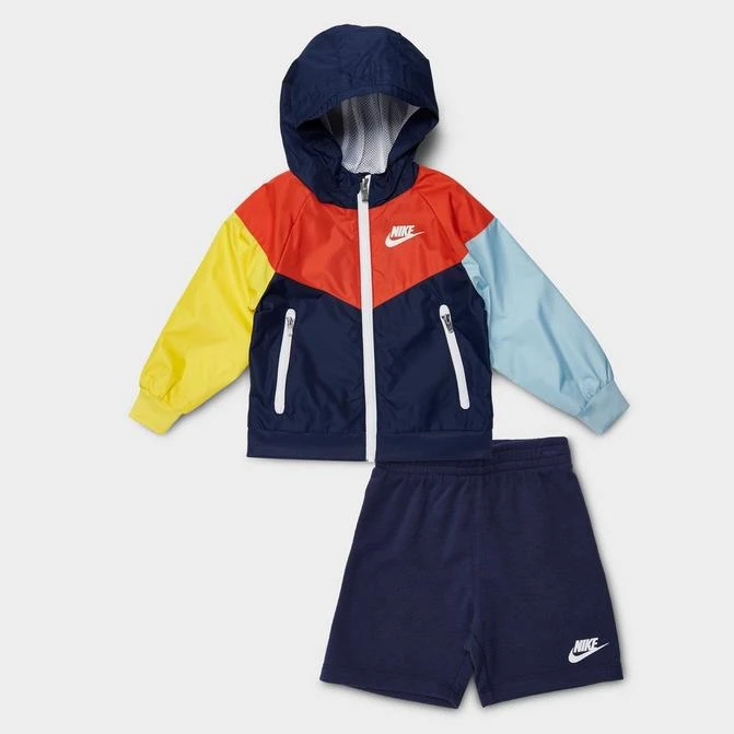 商品NIKE|Infant Nike Active Joy Windrunner Jacket and Shorts Set,价格¥338,第1张图片