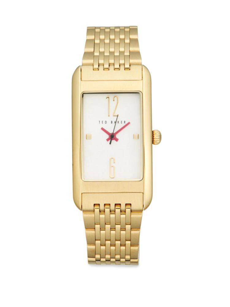 商品Ted Baker London|Mother-Of-Pearl Rectangular Bracelet Watch,价格¥528,第1张图片