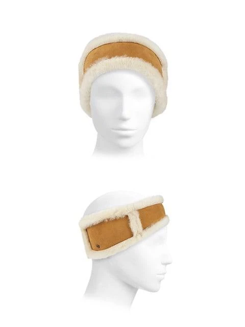 商品UGG|Suede & Sheepskin Headband,价格¥713,第3张图片详细描述