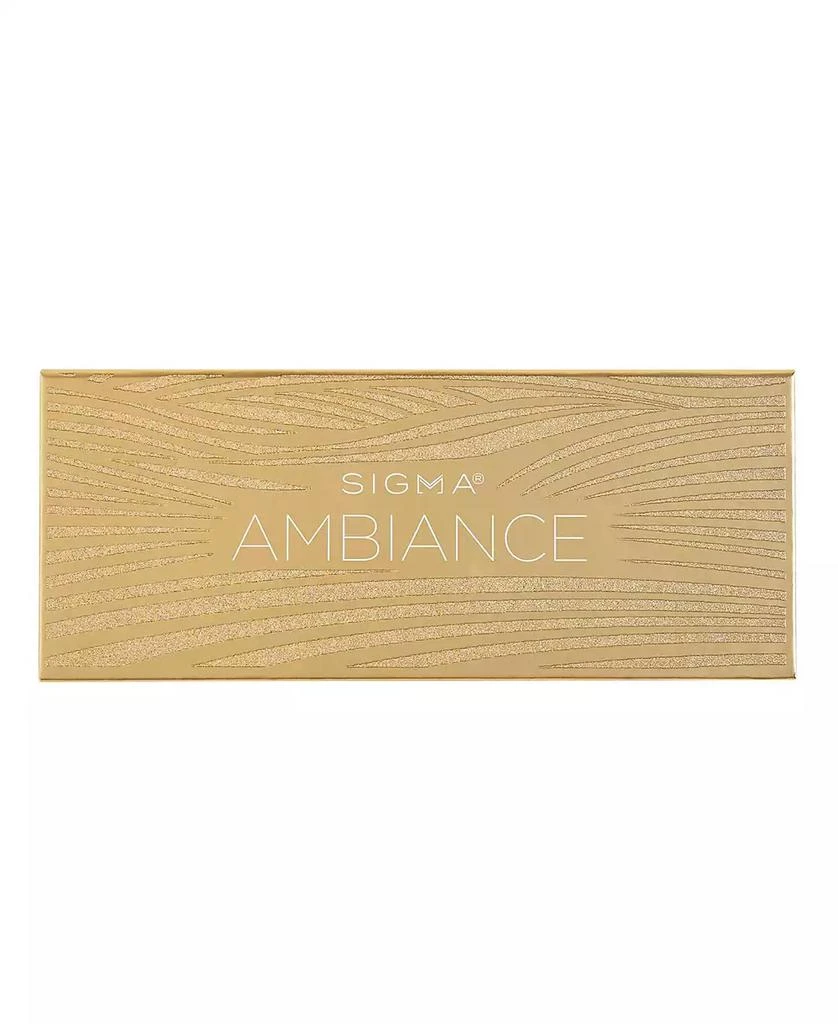 商品Sigma Beauty|Ambiance Eyeshadow Palette,价格¥479,第2张图片详细描述