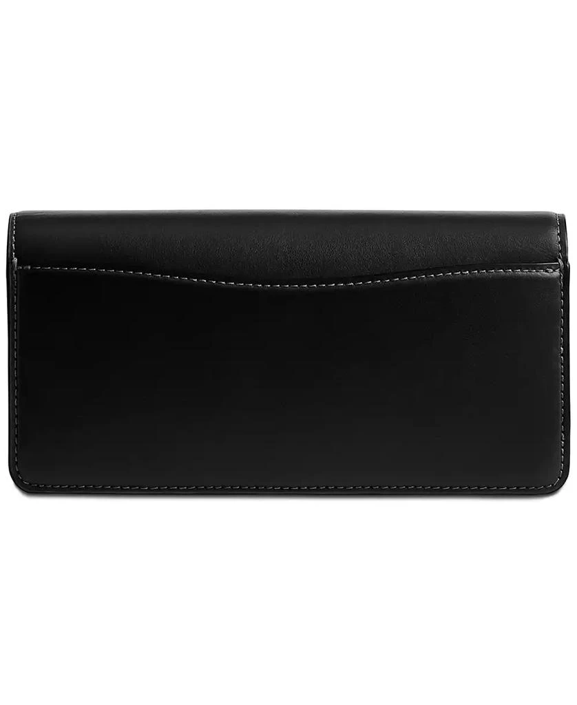 商品Coach|Refined Leather Evie Long Wallet with Chain,价格¥1683,第3张图片详细描述