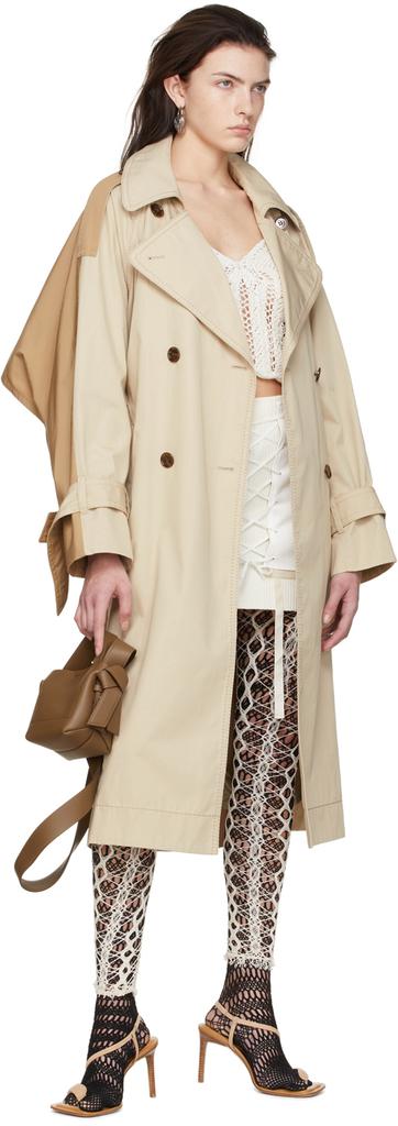 Beige Organic Cotton Coat商品第4张图片规格展示