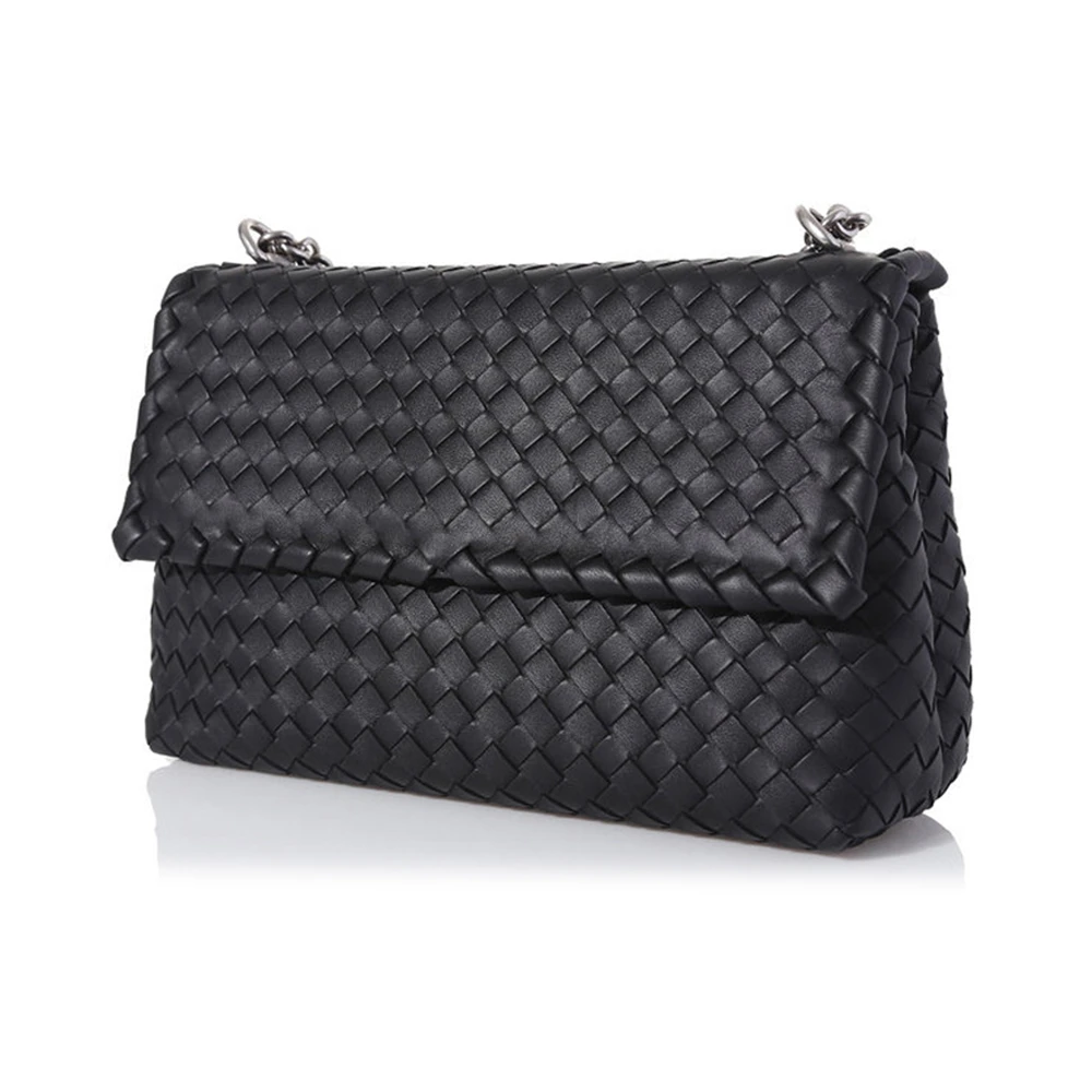 BOTTEGA VENETA 黑色女士斜挎包 386498-VO0BG-8806 商品