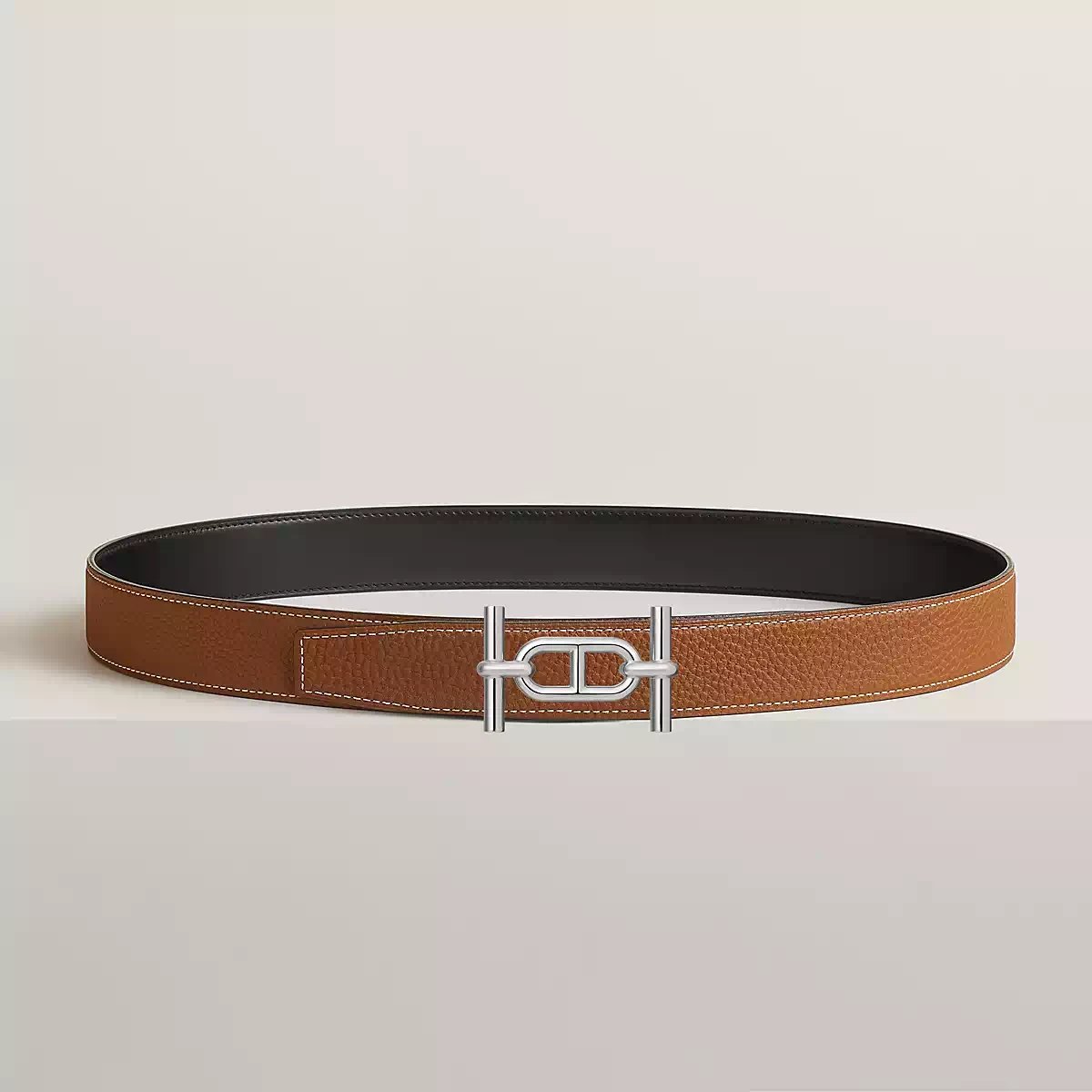 【预售】 爱马仕 25春夏 男士 腰带 Boucle de ceinture Ancre & Cuir de ceinture réversible 32 mm H011667UK05 | H073967CAAA  商品