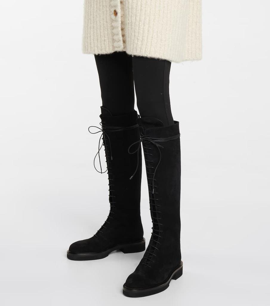 商品Khaite|York绒面革及膝靴,价格¥6332,第6张图片详细描述