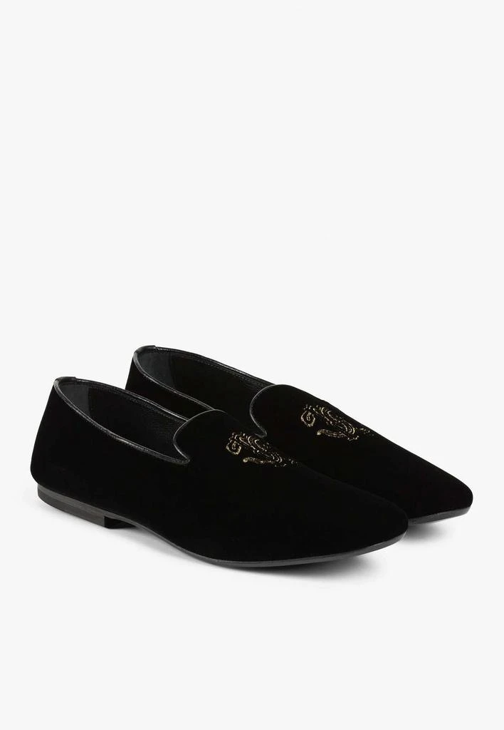 商品Roberto Cavalli|Mirror Snake Crest Loafers,价格¥4246,第2张图片详细描述