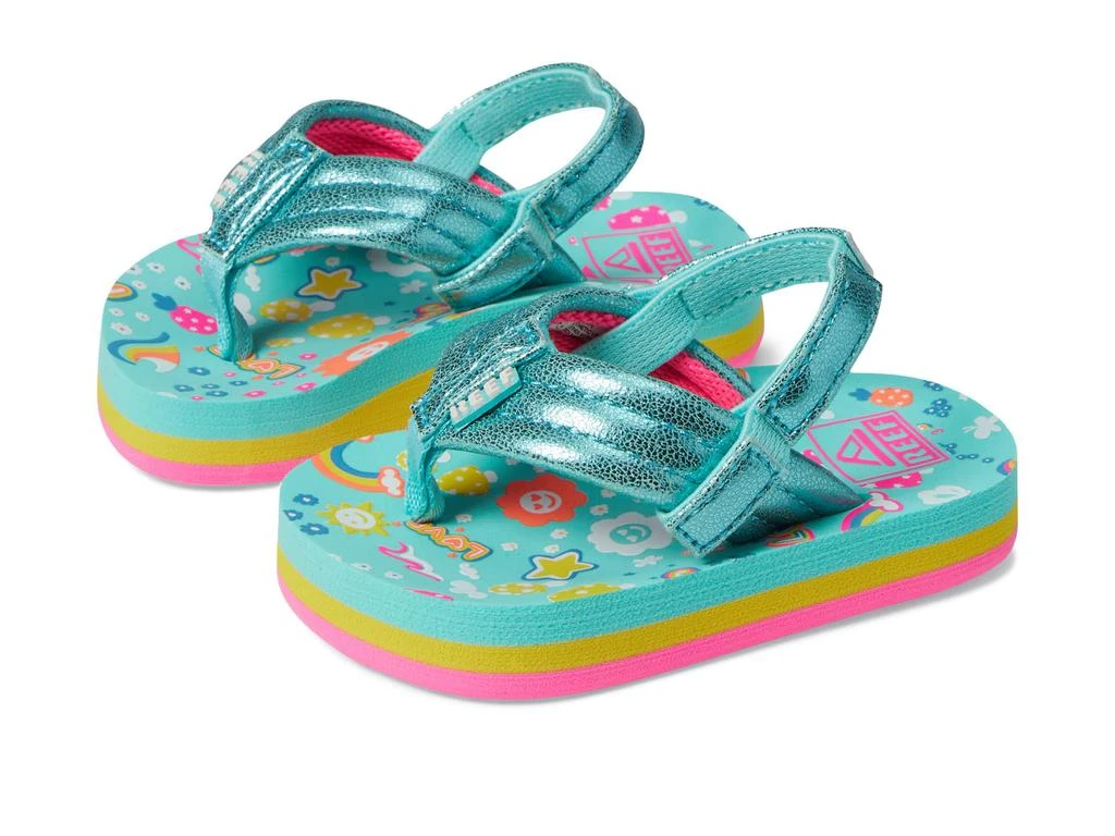 商品Reef|Reef Kids Little Ahi Flip Flop (Infant/Toddler/Little Kid),价格¥143,第1张图片