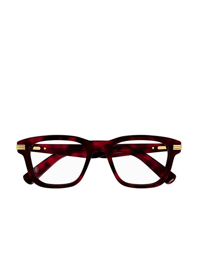 商品Cartier|Cartier Rectangle Frame Glasses,价格¥4518,第1张图片