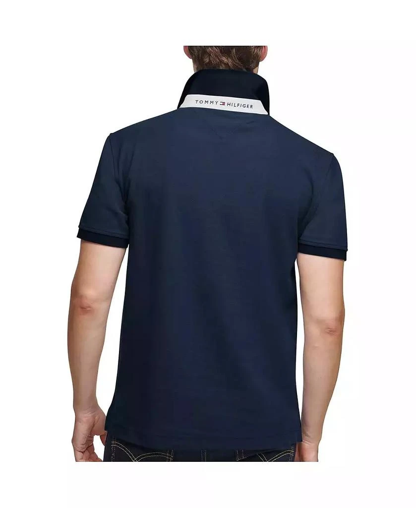 商品Tommy Hilfiger|Men's Navy and Gray Dallas Cowboys Color Block Polo,价格¥391,第2张图片详细描述