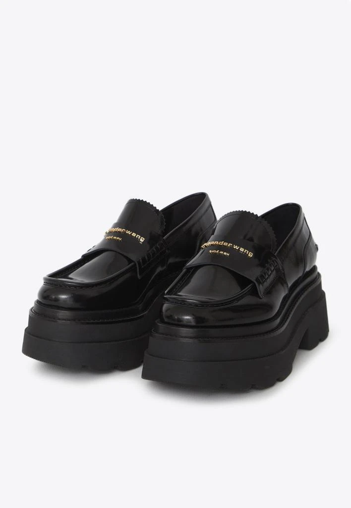 商品Alexander Wang|Carter Platform Loafers in Calf Leather,价格¥7645,第2张图片详细描述