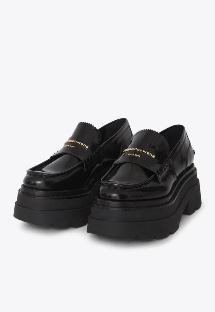 商品Alexander Wang|Carter Platform Loafers in Calf Leather,价格¥8654,第2张图片详细描述