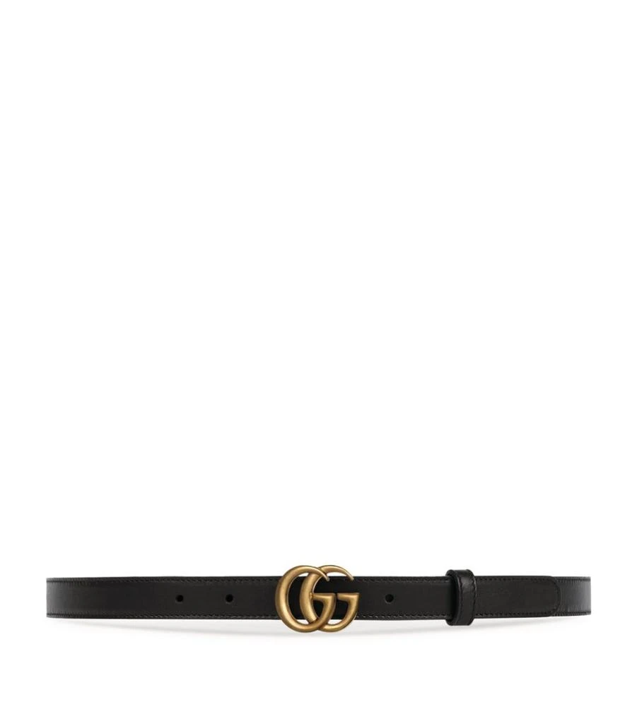 商品Gucci|Leather GG Belt,价格¥3046,第1张图片