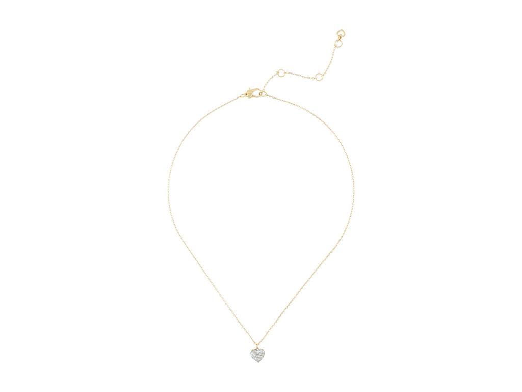 商品Kate Spade|My Love Glitter Heart Pendant Necklace,价格¥309,第4张图片详细描述