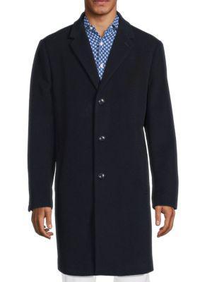 商品Tommy Hilfiger|Addison Wool Blend Overcoat,价格¥1114,第1张图片
