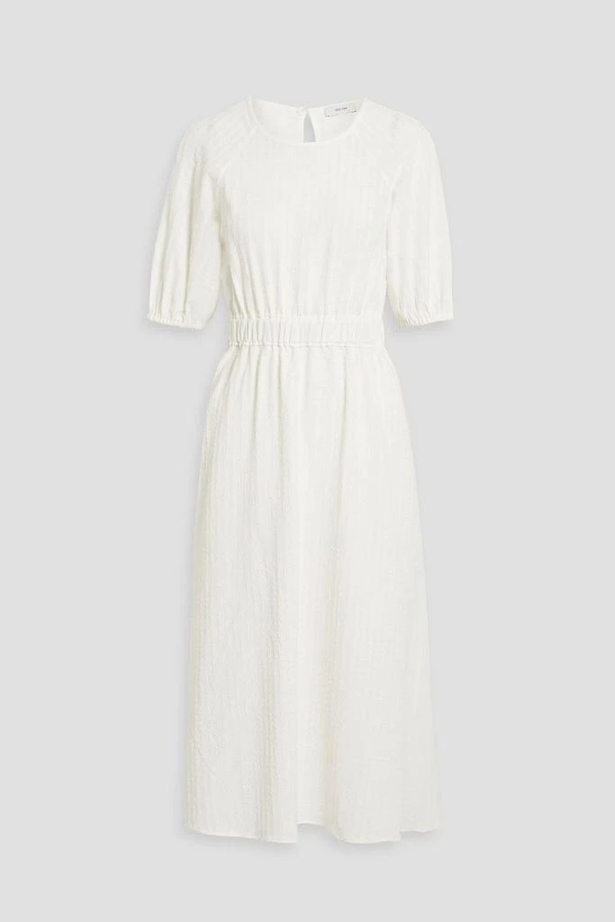 商品IRIS & INK|Corinne cotton-blend jacquard midi dress,价格¥886,第1张图片