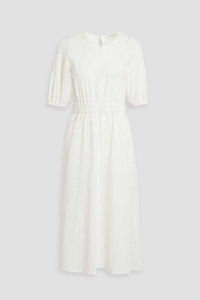 商品IRIS & INK|Corinne cotton-blend jacquard midi dress,价格¥2209,第1张图片