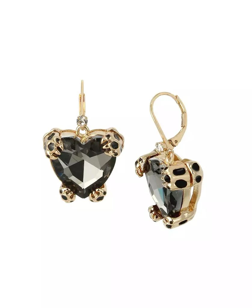 商品Betsey Johnson|Leopard Heart Drop Earrings,价格¥260,第1张图片