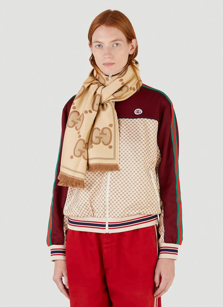 商品Gucci|GG Jacquard Wool Scarf,价格¥2778,第2张图片详细描述
