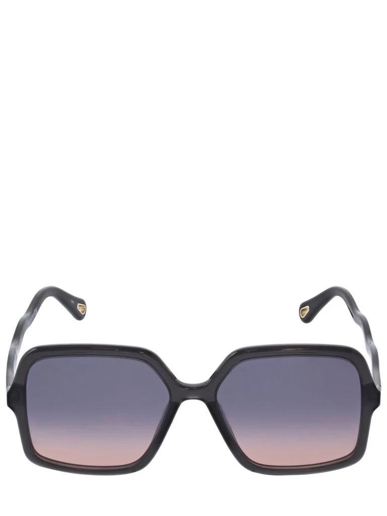 商品Chloé|Zelie Squared Acetate Sunglasses,价格¥2429,第1张图片