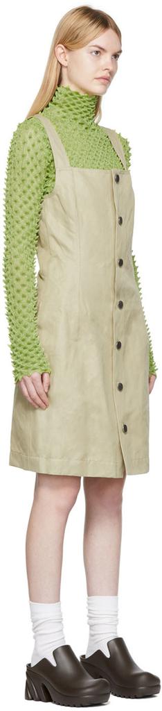 绿色棉质连衣裙商品第2张图片规格展示