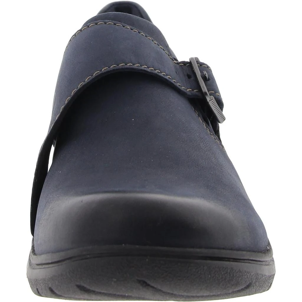 商品Clarks|Clarks Womens CARLEIGH JAZZ Buckle Leather Slip-On Sneakers,价格¥597,第2张图片详细描述