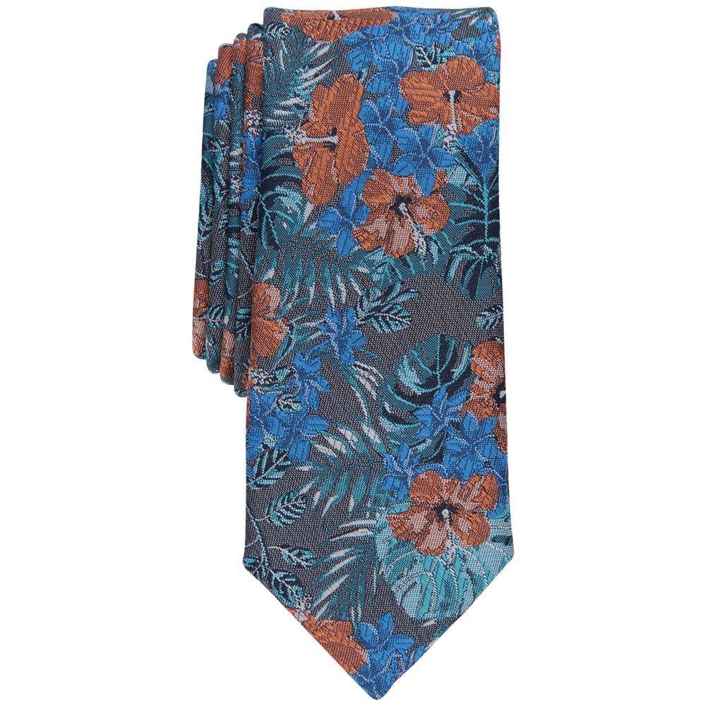 商品Bar III|Men's Farrar Skinny Botanical Tie, Created for Macy's,价格¥163,第1张图片