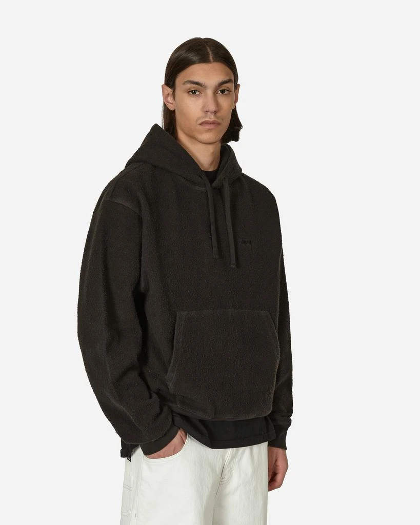 商品STUSSY|Inside Out Fleece Hooded Sweatshirt Black,价格¥517,第1张图片