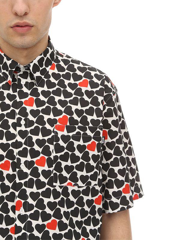 Lvr Exclusive Heart Print Poplin Shirt商品第1张图片规格展示