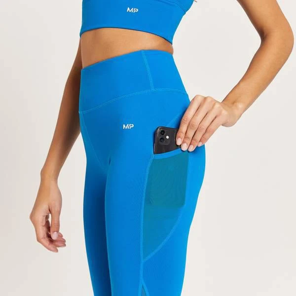 商品Myprotein|MP Women's Power Mesh Leggings - True Blue,价格¥225,第4张图片详细描述