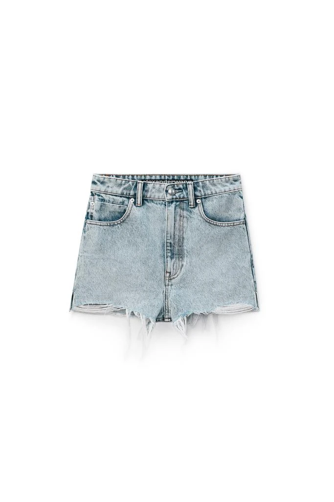 商品Alexander Wang|BITE SHORTS IN PEBBLE BLEACH DENIM,价格¥1513,第1张图片