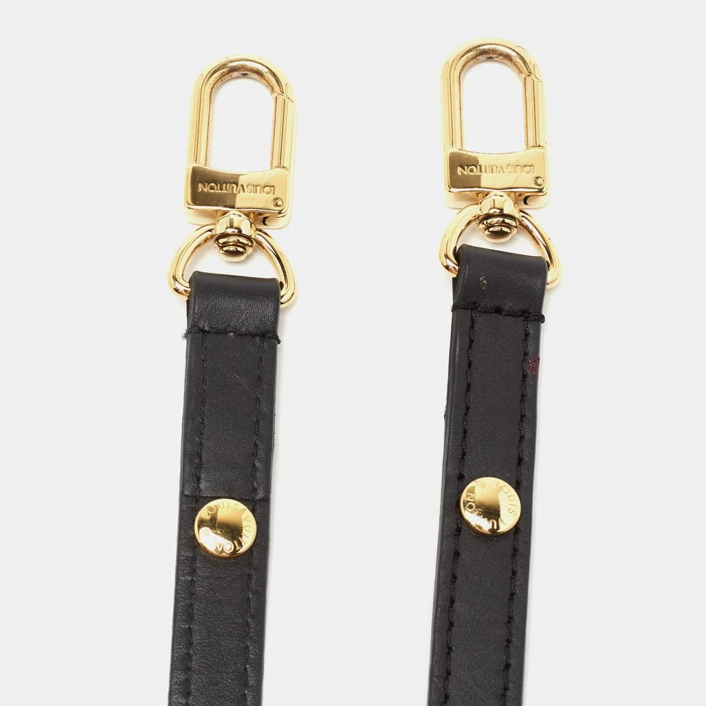 商品[二手商品] Louis Vuitton|Louis Vuitton Black Leather Adjustable Shoulder Strap,价格¥3361,第2张图片详细描述