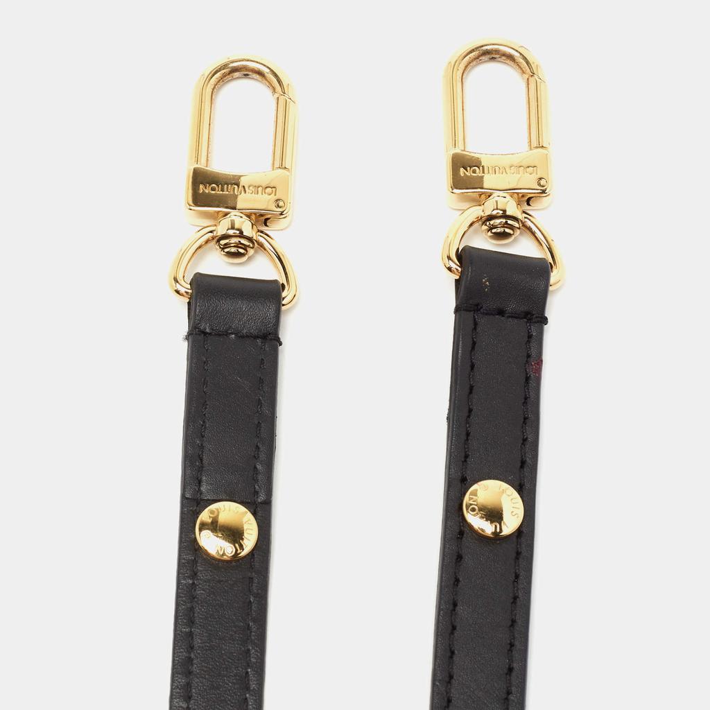 商品[二手商品] Louis Vuitton|Louis Vuitton Black Leather Adjustable Shoulder Strap,价格¥3276,第4张图片详细描述