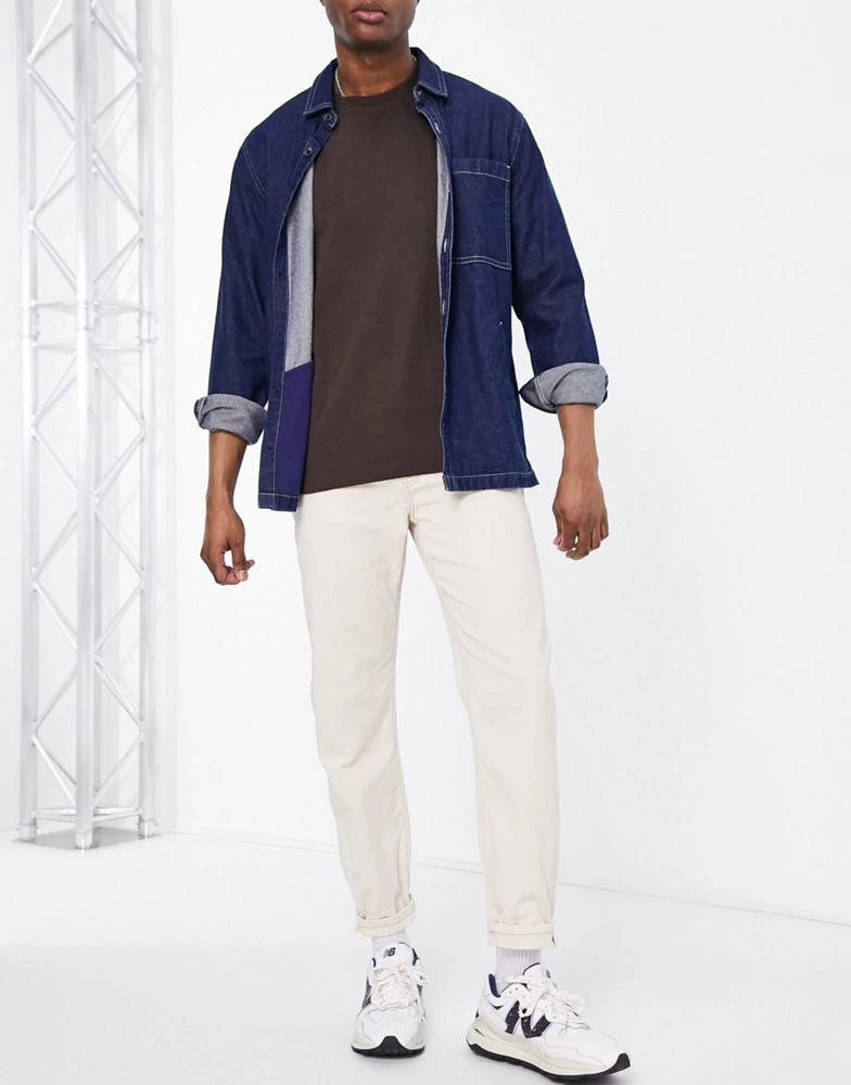 商品Topman|Topman relaxed jeans in stone,价格¥207,第4张图片详细描述
