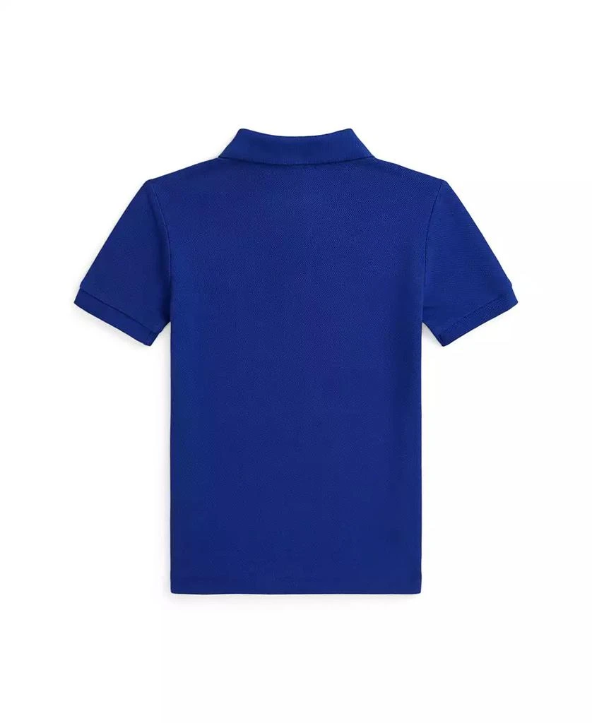 商品Ralph Lauren|Toddler and Little Boys Cotton Mesh Polo Shirt,价格¥233,第3张图片详细描述